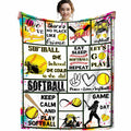 Soccer Blanket Ultra Soft Flannel Throw 80"x60" Bed Couch Sofa All Seasons by Deal US