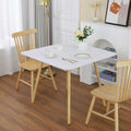 White Fitted Square Tablecloth 34x34in Elastic Spandex Party Table Cover by Deal US