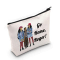 LEVLO Tia & Tamera Fans Makeup Bag Zipper Pouch Go Home Roger Gift by Deal US