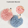 Xinadvrisfy 2-Pack Fuzzy Ball Hand Towels Super Soft Quick Dry Hedgehog by Deal US