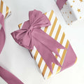 LEEQE Double-Face Rose Mauve Satin Ribbon 1.5" x 25 Yards Gift Wrapping by Deal US