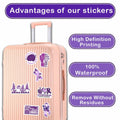 BIGZORO 50PCS Epilepsy Awareness Stickers Ribbon Vinyl Decals Waterproof by Deal US