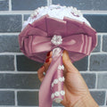 LEEQE Double-Face Rose Mauve Satin Ribbon 1.5" x 25 Yards Gift Wrapping by Deal US