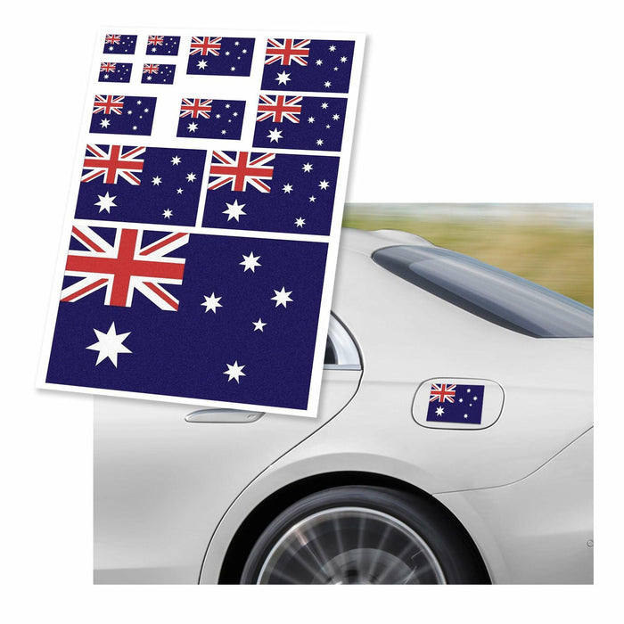 Dickno American Flag Decal Patriotic Reflective Car Helmet Laptop Sticker Round by Deal US