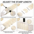 MAIRUI Resin Watch Band for Apple Watch 38-41mm Series 1-9 SE Iridescent White by Deal US