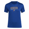 Adidas Women’s FC Cincinnati MLS Short Sleeve T-Shirt Royal Blue Small Tall by Deal US
