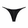 Topvee Women’s Cotton Thongs Panties Soft Stretchy Seamless G-String White S
