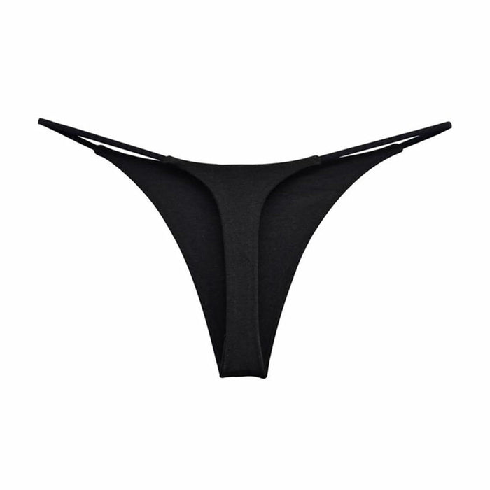 Topvee Women’s Cotton Thongs Panties Soft Stretchy Seamless G-String White S by Deal US