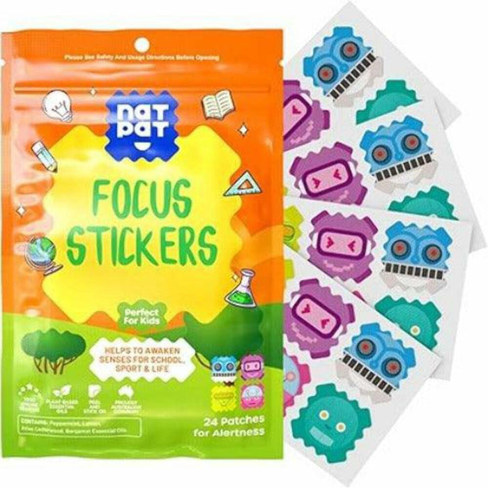 The Nat Patch Co Focus Enhancing Stickers 24 Pack by Deal US
