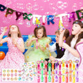 60PCS Cute Unicorn Party Favors 12 DIY Bubble Wands Birthday Goodie Bags by Deal US