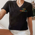 MOGUI Women’s “Dear Person Behind Me” Jesus Loves You Funny Black T-Shirt by Deal US