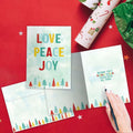 Tree-Free Greetings Season’s Greeting Cards 16-Pack Peace on Earth 5x7 by Deal US