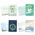 Tree-Free Greetings Season’s Greeting Cards 16-Pack Peace on Earth 5x7 by Deal US