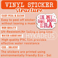 3pcs “In My Dog Mom Era” Waterproof Vinyl Stickers Paw Decals 3"x2.3" by Deal US
