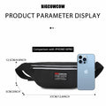 BIGCOWCOW Fanny Pack Waterproof Belt Bag for Women & Men Travel Hiking Run by Deal US