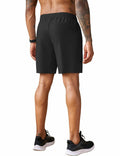 COOFANDY Men’s 7" Workout Gym Shorts 2-Pack Lightweight with Zipper Wine/Black by Deal US
