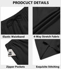 COOFANDY Men’s 7" Workout Gym Shorts 2-Pack Lightweight with Zipper Wine/Black by Deal US