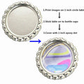 IGOGO 1” Epoxy Stickers Craft Bottle Caps Hair Bows Scrapbook 100PCS Glitter by Deal US