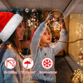SIMPLIPLEX Holiday Light Clips 30-Pack Outdoor White Roof Gutter Fence by Deal US
