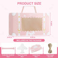 YODYZJ 20-Piece Mini Suitcase Party Favor Boxes Pink Small 6.55x3.85x2.45in by Deal US