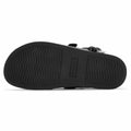 CosyFever Women’s Black Slip On Flat Sandals Adjustable Strap Size 9 by Deal US