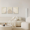 Jesus Christian Wall Art Set of 3 Canvas Prints Framed 12x16 by Deal US
