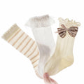 Apone Fatu Baby Knee High Socks Flower D for Infants Toddlers 6-12 Months by Deal US