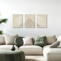 Jesus Christian Wall Art Set of 3 Canvas Prints Framed 12x16 by Deal US