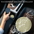 Yourkar 4 PCS Car Cup Holder Coasters 2.75in Silicone Non-Slip Yellow by Deal US