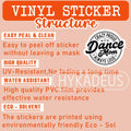 HYKADEUS Dance Mom Funny Vinyl Sticker 3Pcs Waterproof 3x2.8 Inch by Deal US