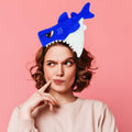 IGMaryBox Blue Shark Headband Plush Animal Ears Hairband Cosplay Costume by Deal US