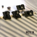 NCSEN Matt Black Interior Door Knob Privacy Lock for Bath & Bedroom by Deal US