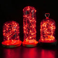 CYLAPEX 6 Pack Red Fairy String Lights Battery LED 3.3ft 20 LEDs by Deal US