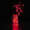 CYLAPEX 6 Pack Red Fairy String Lights Battery LED 3.3ft 20 LEDs by Deal US