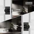 NCSEN Matt Black Interior Door Knob Privacy Lock for Bath & Bedroom by Deal US
