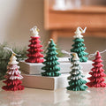 Caregene Christmas Tree Candle Silicone Mold Pine Tree Shape for Candle Making by Deal US