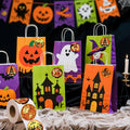ZAWE Halloween Sticker Roll 500pcs 1.5" Ghosts Pumpkins Witch Colored by Deal US
