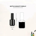 ZODIAL Gel Base & Top Coat Set 0.51oz No Wipe High Glossy Finish 2Pcs by Deal US