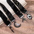 Berirexrion Fantasy Dragon Sword Bookmarks 2 PCs Black Metal Velvet Ribbon by Deal US