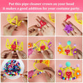 Green Glitter Pipe Cleaners Craft Supplies Arts & Crafts DIY 12in by Deal US