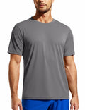 Haimont Mens UPF 50+ Fishing Shirt Quick Dry Short Sleeve Workout Tee 3XL Black by Deal US