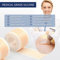 URAY Silicone Scar Tape Medical Grade 120"x1.5" Roll Reusable Extra Long by Deal US