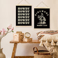 TAEDIN Western Wall Art Poster Hanger Frame Set of 2 Black 12x16 by Deal US