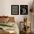 TAEDIN Western Wall Art Poster Hanger Frame Set of 2 Black 12x16 by Deal US