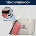 Haimont Travel Zipper Pouch Set 3-Piece Water-Resistant Pink Toiletry Bags by Deal US