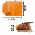 ZDH BBQ Blanket Meat Resting Bag 21in Yellow Reusable Foldable Washable by Deal US