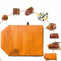 ZDH BBQ Blanket Meat Resting Bag 21in Yellow Reusable Foldable Washable by Deal US
