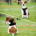 No Pull Dog Harness Adjustable Reflective Front Clip Padded Black Size L by Deal US