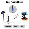 Veeydrut Solar String Lights 2 Pack 50 LED 23FT Waterproof Multicolor Outdoor by Deal US