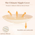 Hotoo Reusable Silicone Nipple Covers Pasties for Strapless Dresses Crème by Deal US